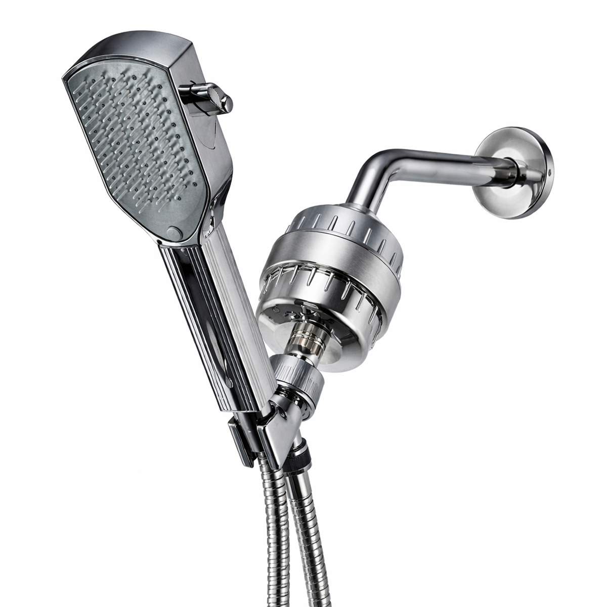 Ontklitter Kam Douchekop Complete doucheset