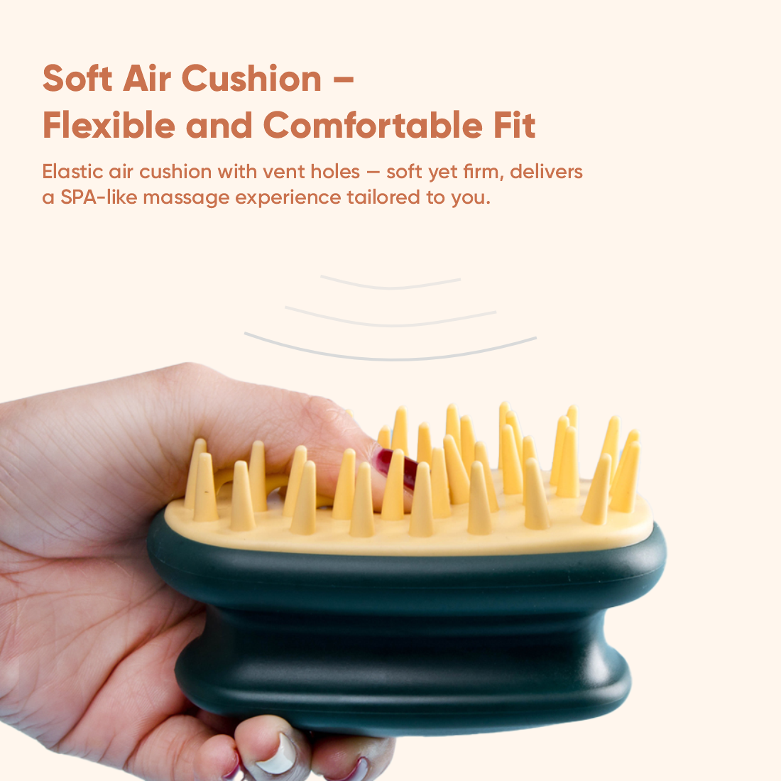 Douchehoofdhuidmassageapparaat