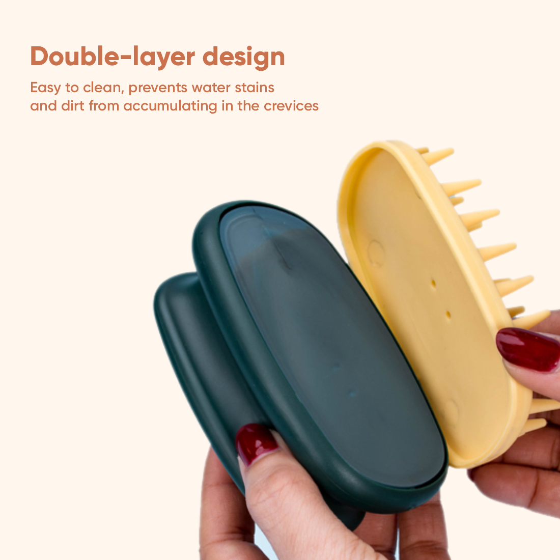 Douchehoofdhuidmassageapparaat