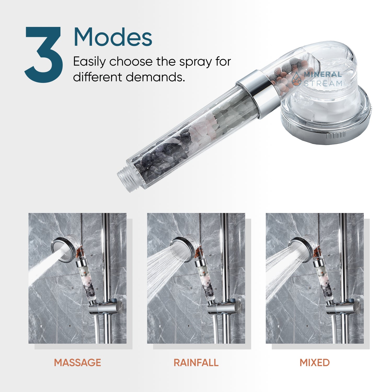 Chakra Douchekop Douche Essentials Kit