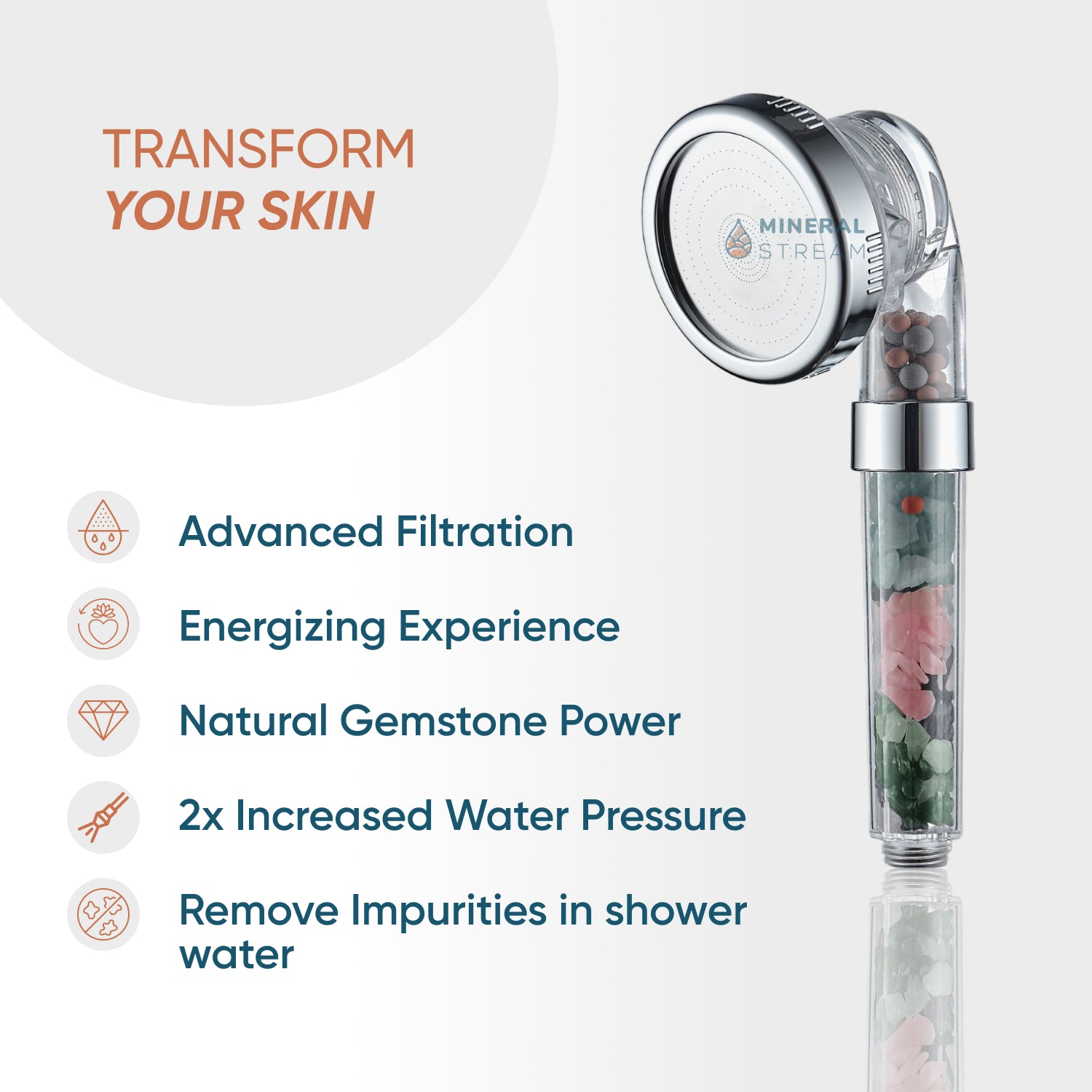 Chakra Douchekop Douche Essentials Kit