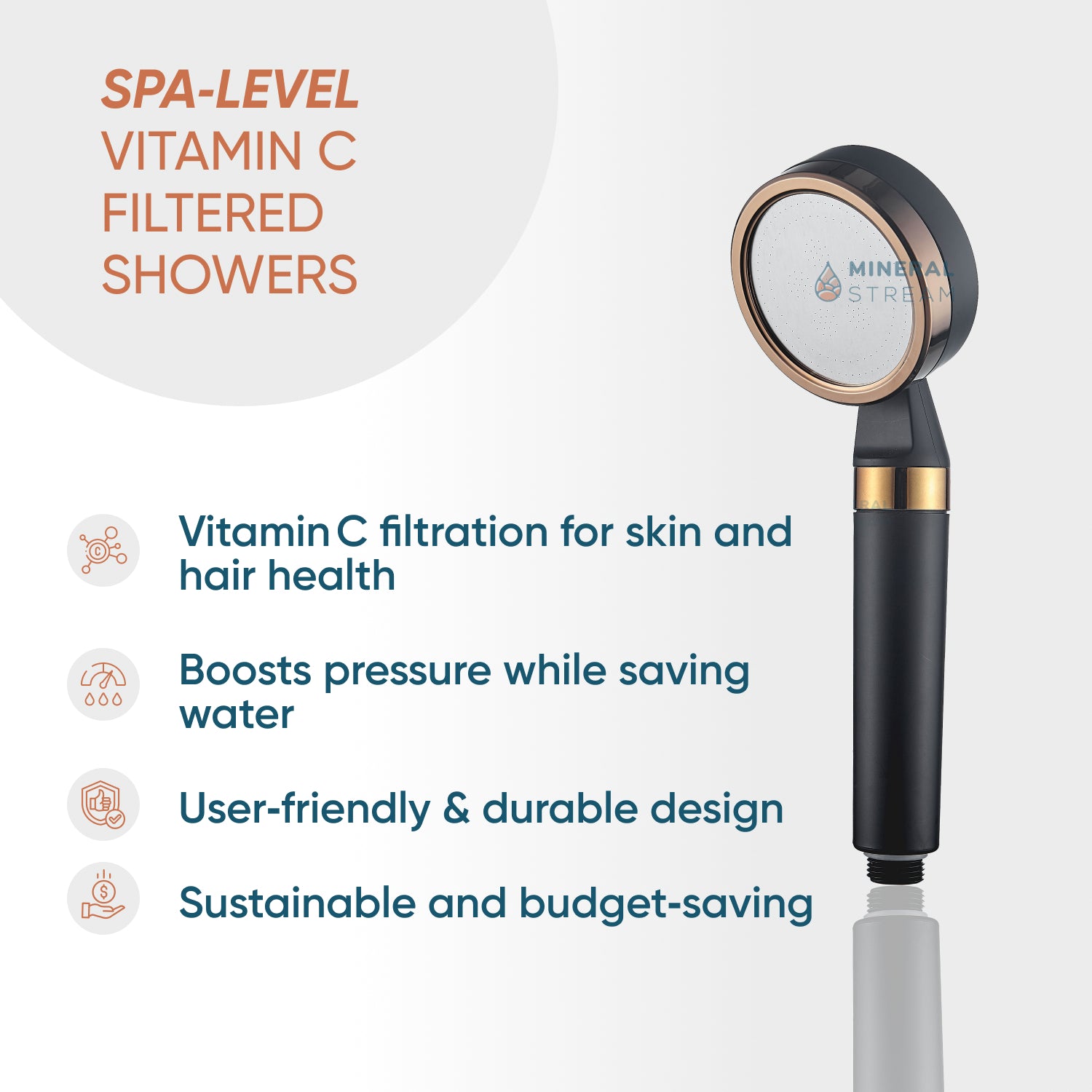 MineralStream BLACK - Vitamine C douchefilter