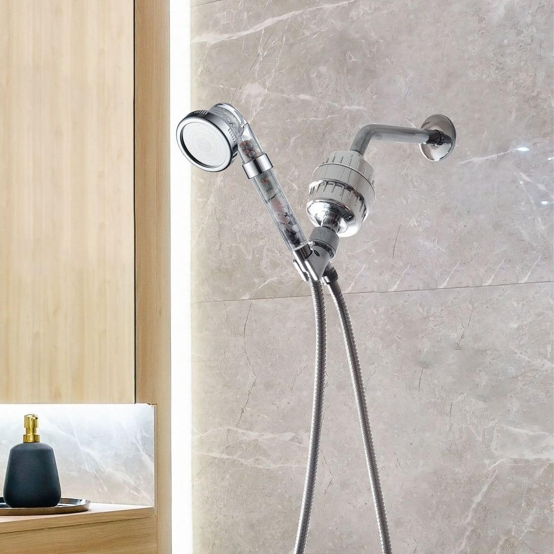 Chakra Showerhead Complete Shower Kit