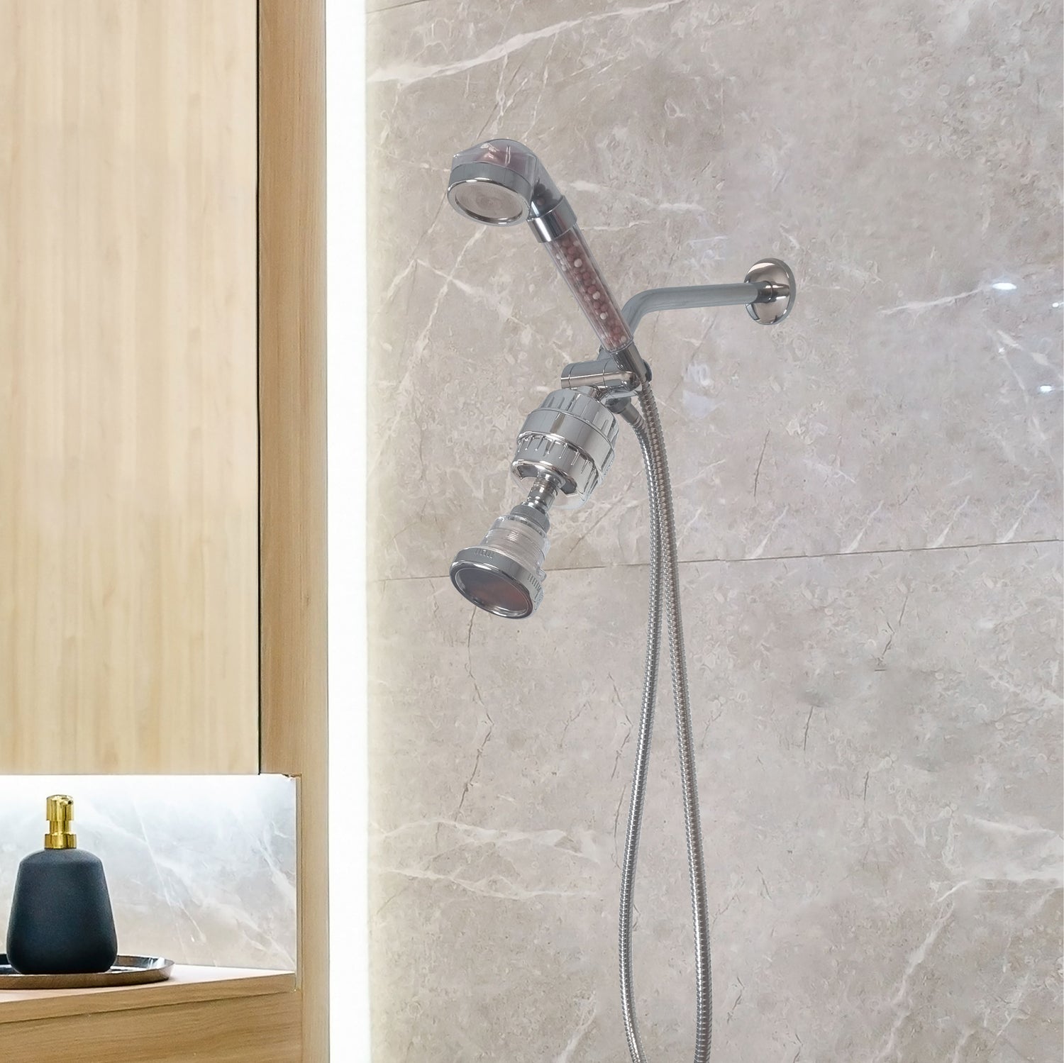 MineralStream ™ LED Ionische douchekop