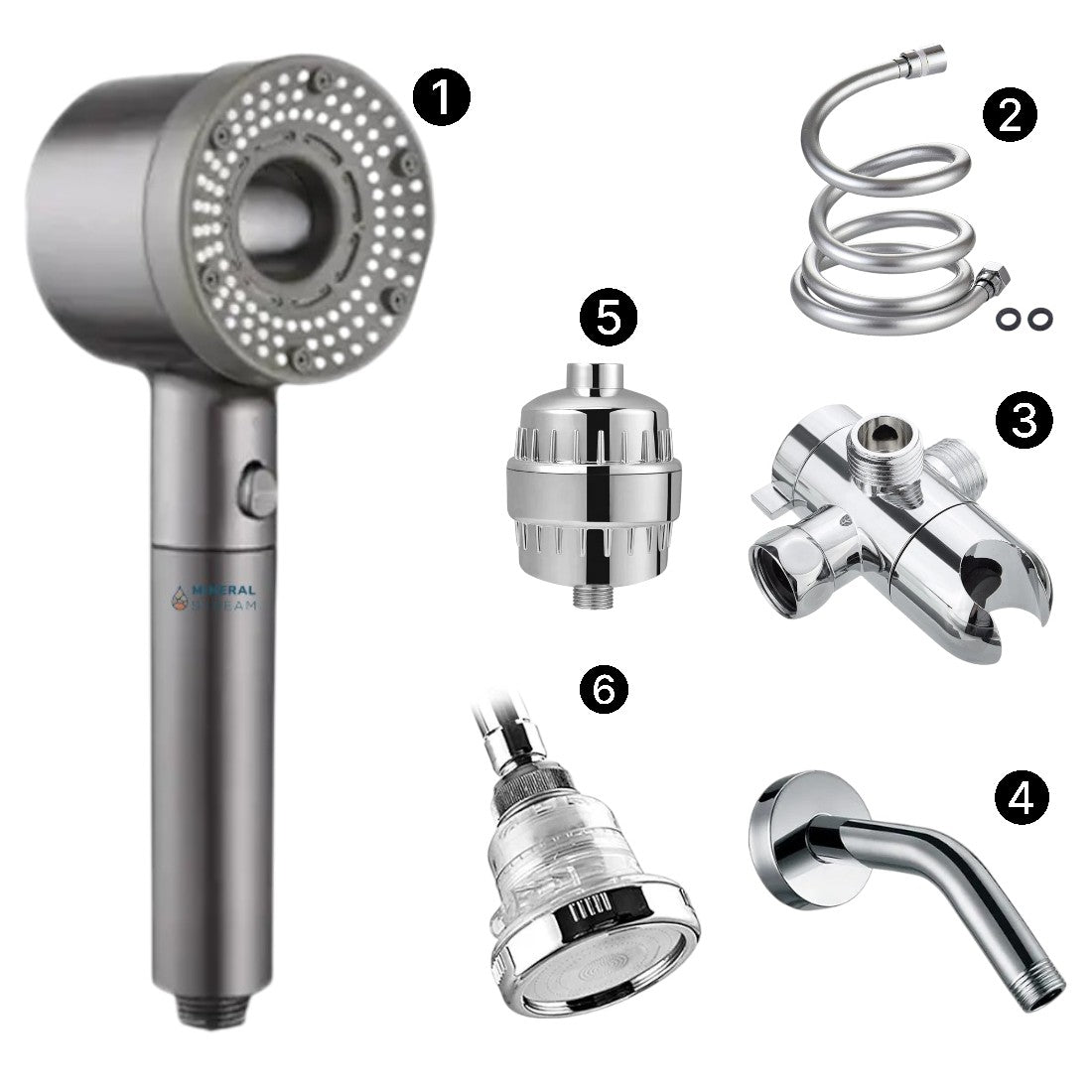 Hey Pure Filtered Dual Shower System