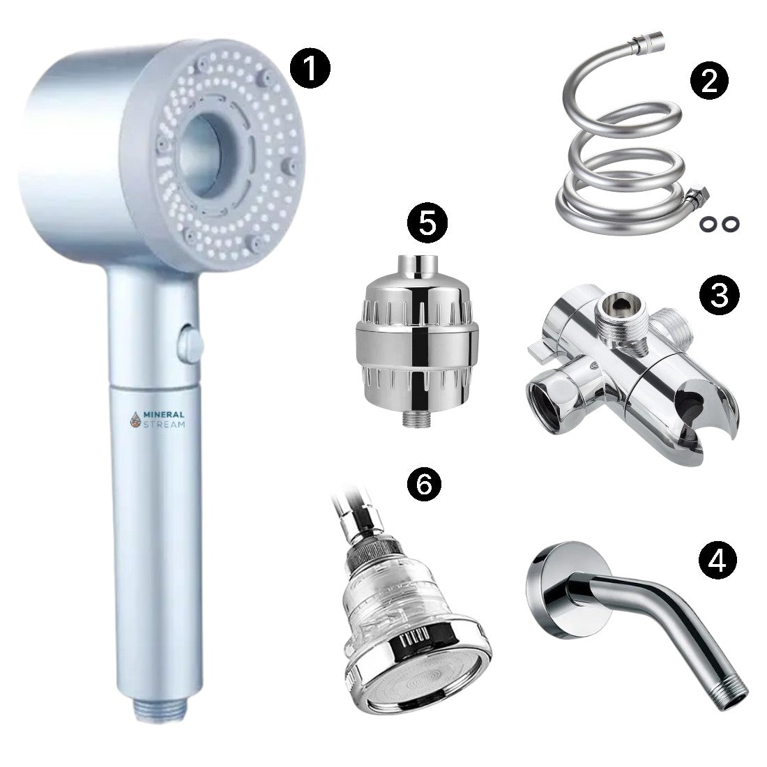 Hey Pure Filtered Dual Shower System
