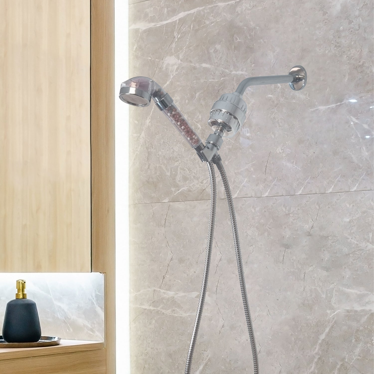 MineralStream ™ LED Ionische douchekop