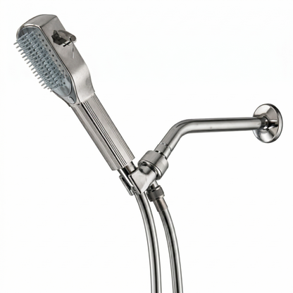 MineralStream Detangler Comb Shower Head