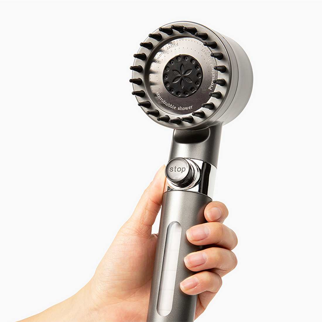 MINERAALSTREAM MASSAGE GEFILTERDE DOUCHEKOP