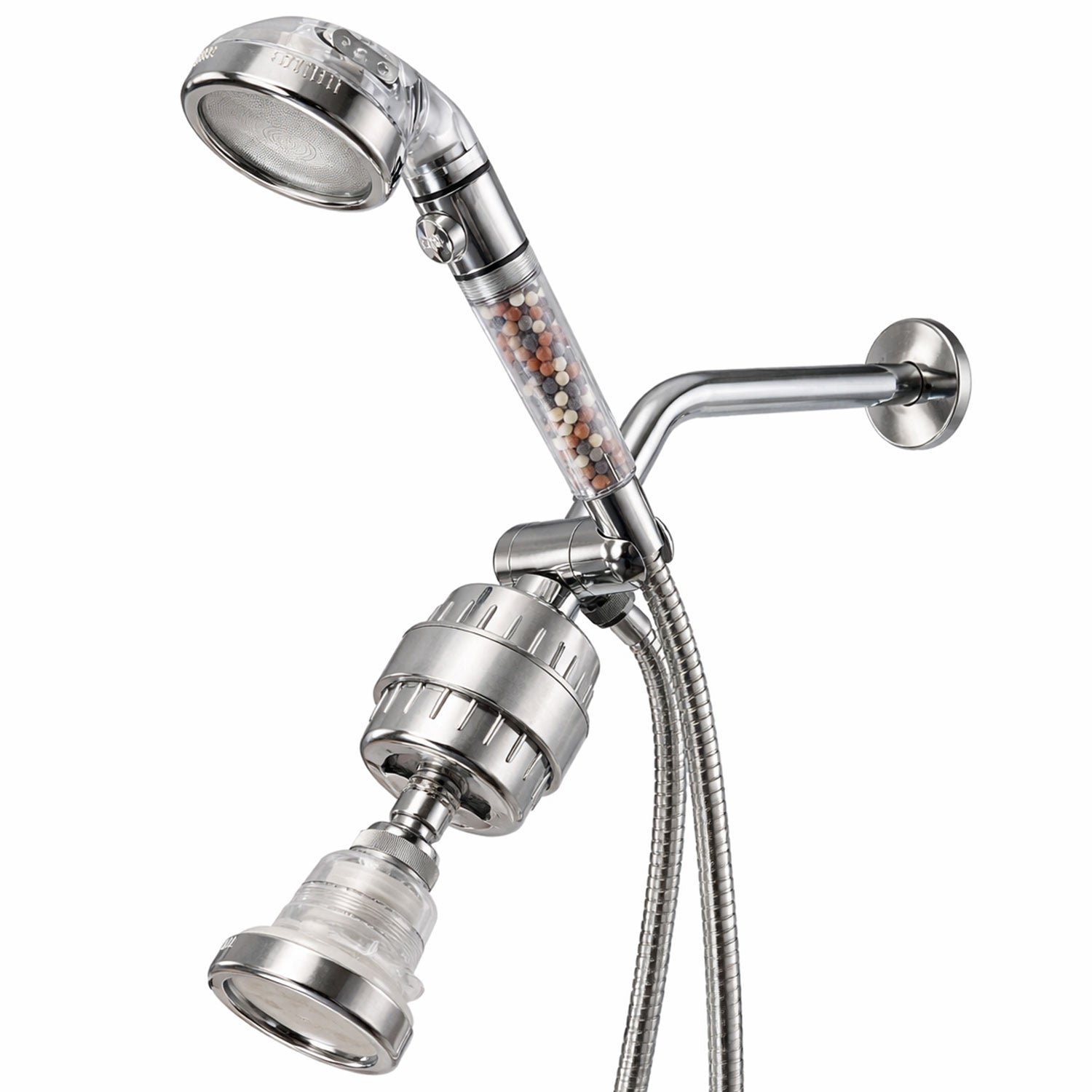 Ionisch dubbel douchesysteem